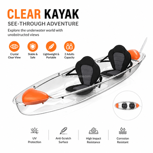<span class=keywords><strong>Kayak</strong></span> <span class=keywords><strong>transparent</strong></span> pour 2 personnes, adapté à la pêche en lac et en <span class=keywords><strong>mer</strong></span>, canoë <span class=keywords><strong>de</strong></span> loisirs <span class=keywords><strong>transparent</strong></span> avec sièges confortables. - Product Image 5