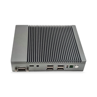 Komputer Mini Tanpa Kipas PC Industri Intel Celeron J6412 Dual Gigabit LAN Sistem Operasi Windows/Linux PC Tertanam untuk Otomasi Industri
