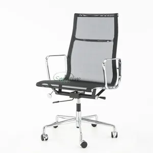 Silla de malla de estilo nórdico EM 119, silla de oficina ejecutiva para el hogar y el área comercial