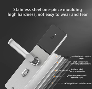 Mật khẩu khóa cửa khách sạn 304 thép không gỉ thẻ <span class=keywords><strong>RFID</strong></span> hệ thống quản lý khách sạn khóa cửa với 304 SS mộng ttlock ứng dụng - Product Image 5