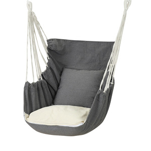 2026 Nieuwe Comfort & Duurzaamheid Katoenen Geweven 2-Persoons Hangmatstoel Hangende Touwschommel 40-49ft Lengte Buitengebruik Canvas Materiaal - Product Image 2