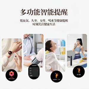 Montre connectée Bluetooth ultra-fine à écran AMOLED, toujours éclairée, avec suivi de la fréquence cardiaque, de la pression artérielle et de la santé féminine, best-seller - Product Image 3