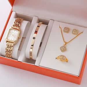 New Stainless Steel <strong>Women's</strong> Watch Fashion Square Quartz Wristwatch Wholesale <strong>Gift</strong> <strong>Sets</strong> for <strong>Women</strong> Luxury Trendy - Product Image 2