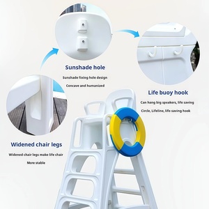 Chaise de sauveteur en PE de haute qualité, chaise de sauveteur en plastique adaptée aux accessoires de sauvetage de <span class=keywords><strong>plage</strong></span> et de <span class=keywords><strong>piscine</strong></span>. - Product Image 3