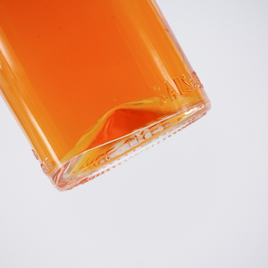Personalizzato ODM OEM popolare 500ml bocca larga rotonda corta e robusta Vodka whisky Tequila bottiglie di vetro con tappo di plastica - Product Image 3