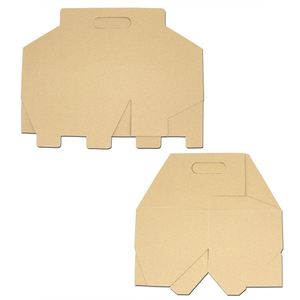 Support de gobelet en papier jetable à paroi simple, écologique, avec logo personnalisé, pliable, pour emporter, plateau biodégradable - Product Image 4