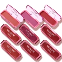 Palette de fards à joues finition lumineuse, finition mate résistante à l'eau, marque privée, OEM, ODM, végétalien, sans cruauté, solutions de branding et de studio