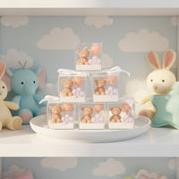 Hochzeit Babyparty Feiertagsdekoration Gastgeschenk Kerze Heimdekoration Handgemachte Aromatherapie Sojawachs Duftkerze Niedlicher Teddybär Tierform