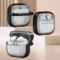 Convient aux écouteurs sans fil Buds3/3pro, livré avec une coque de protection souple transparente antichoc
