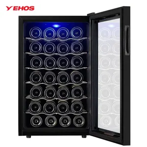 28 бутылок, 70 л, электрические охладители вина с Умной системой контроля температуры, стеклянная дверь, однозонный охладитель вина - Product Image 2