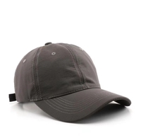 Casquette snapback en nylon non structuré 6 panneaux personnalisée Casquette de baseball avec logo brodé pour femme et homme dans le sport Vente en gros