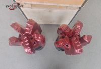 Forets PDC diamantés pour puits pétroliers de 200 mm (7 7/8 pouces) à 5 ailettes avec outil de forage en carbure de tungstène moulé