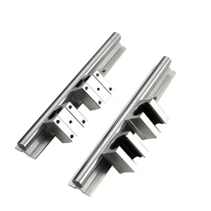 SBR cylindrical Open linear Optical Axis guide rail Aluminum Bracket Optical Axis Slider