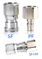 Connecteur rapide de type C à verrouillage automatique en plastique SP/PP/SP/PF pour outils pneumatiques et compresseurs d'air
