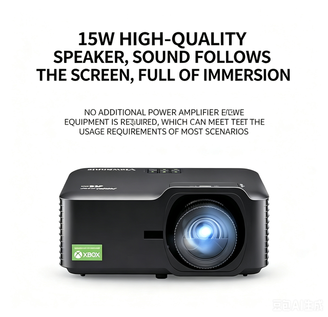 ViewSon ic LX700-4K Ultra Projector for Home Use, Tri-color Laser 4K Ultra HD Home Theater & Gaming for Living Room