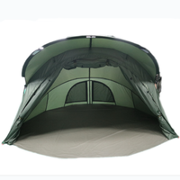 Parapluie de pêche gonflable d'extérieur anti-moustiques portable toutes saisons pour les couples Voyage et loisirs Pliable Fournitures de camping