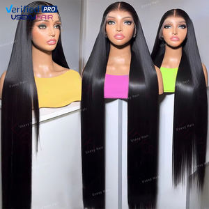 Meilleure vente 100% Original femmes longue ligne droite cheveux humains avant de lacet perruques sans colle <span class=keywords><strong>Afro</strong></span> Style vendeurs en gros HD couleur - Product Image 2