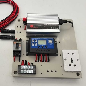 Solution professionnelle de stockage d'énergie solaire hors réseau 1KW avec contrôleur MPPT/PWM, puissance PV <span class=keywords><strong>max</strong></span>. 2000W, panneau de puissance préinstallé pour zones rurales - Product Image 5