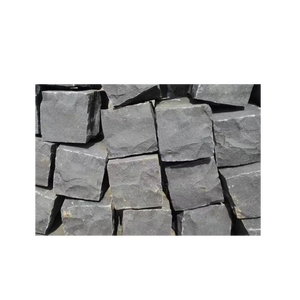 <span class=keywords><strong>Basalt</strong></span> Khuôn Nhựa Đá Cuội Tự Nhiên Chia Đôi Tự Nhiên 10X10X5Cm Màu Đen Để Lát Đá - Product Image 1