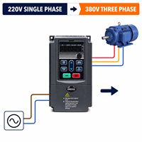 Convertisseur de fréquence variable (VFD) monophasé 220V vers triphasé 380V, 2,2KW-15KW, pour le contrôle de vitesse des moteurs en général