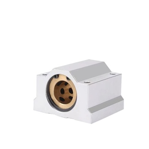 Scs12 16 20 25 30 35 40 UU tuyến tính Vòng bi Graphite đồng tay Áo hộp trượt với kéo dài ghế ỐNg Lót - Product Image 1