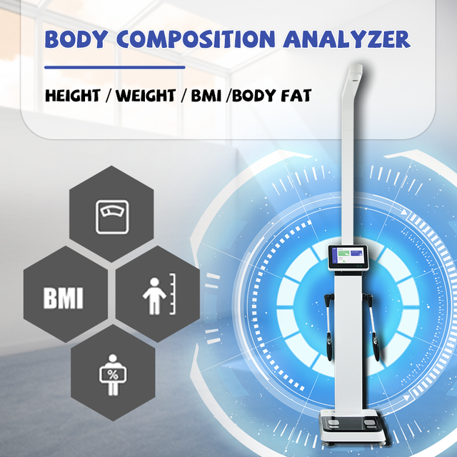 Unique INBCA IN-F500 Professional LED Human Weight Scale Smart WIFI Body Fat Scale Bioimpedance Analysis 10.1INCH Display CE