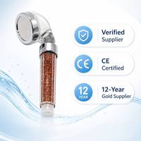 Pomme de douche économiseur d'eau avec filtre en pierre minérale