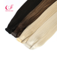 Queue de cheval en cheveux humains russes de qualité supérieure, double trame, extensions Remy, longueur 10-24 pouces, teintes, prix de gros