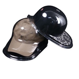Boîte de présentation pour casquette de baseball en <span class=keywords><strong>PVC</strong></span>, <span class=keywords><strong>couvercle</strong></span> en plastique transparent, étui d'emballage pour casquette incurvée - Product Image 1