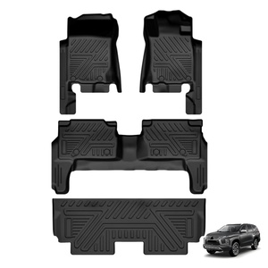 Alfombrillas de Coche Impermeables KQD 5D de Material TPE para Pajero/Montero Sport, Fácil Instalación y Limpieza - Product Image 2
