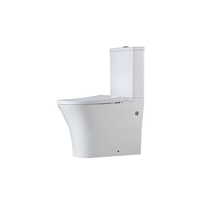 Toilette en céramique une pièce à fermeture douce, toilettes modernes, en céramique, double évier, 1 pièce, livraison gratuite