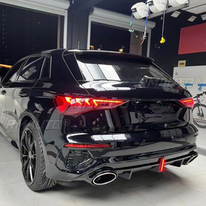 สำหรับ Audi A3 S3 2021-2024 ชุดแต่งกันชนหลัง ลิปสปลิตเตอร์ ดิฟฟิวเซอร์ ชุดแต่งตัวถังรถยนต์ ฝาครอบป้องกันกันชน อุปกรณ์ตกแต่งรถยนต์ - Product Image 3