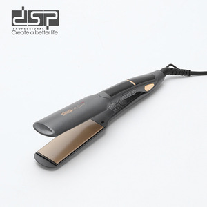 เครื่องหนีบผมตรง Dsp Professional 2 in 1 พร้อมที่ม้วนผม รุ่น 10003U ร้อนเร็ว เครื่องจัดแต่งทรงผมอเนกประสงค์ สีเทาเบจ - Product Image 3