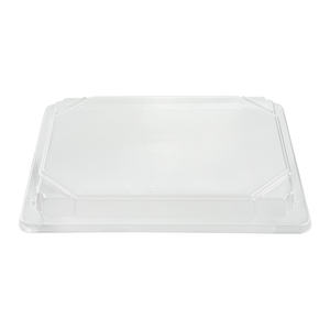 Bandeja de plástico de sushi desechable para llevar de la mejor calidad 22 oz con tapas para cajas de embalaje convenientes para llevar tapa - Product Image 1