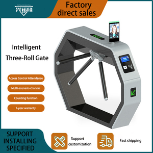 304 thép không gỉ an ninh tự động RFID Swipe thẻ phòng tập thể dục kiểm soát truy cập Tripod cửa quay - Product Image 2