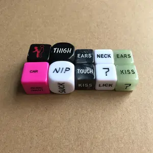 Dice Set Sexy Dice Nghịch Ngợm Tình Yêu Khiêu Dâm Xúc Xắc Trò Chơi Tình Dục Hộp Đêm Giải Trí Công Cụ Dành Cho Người Lớn Quan Hệ Tình Dục Đồ Chơi Cho Người Lớn Vài Quan Hệ Tình Dục