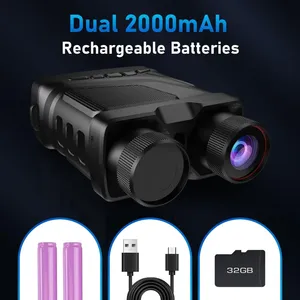 Binocolo R12 a Infrarossi FHD con Zoom Digitale 5X per Uso Diurno e Notturno Fino a 300M, Telescopio da Caccia a Doppio Uso con Scheda di Memoria da 32GB, Dispositivo per la Visione Notturna - Product Image 5