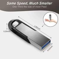 Kustom asli Usd Disk 16gb 64gb 128gb Usb Flash Drive Usb 3.0 logam Pen Drive 32gb Usb Memory Stick