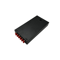 Box Terminale in Fibra Ottica FC a 12 Porte di Grado Telecom, Scatola di Giunzione in Acciaio Laminato a Freddo, Box per Fusione Fibra Ottica FTTH Montabile a Parete, Patch Panel