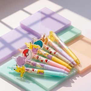 Crayon mécanique mascotte Pokémon Ditto, lot de 24 pièces, papeterie coréenne pour enfants, personnage mignon Pikaed, anime, école, vente en gros - Product Image 1