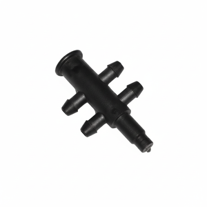 Raccordo a 4 uscite per irrigazione a goccia, confezione da 500, attrezzatura essenziale per idroponica e irrigazione - Product Image 1