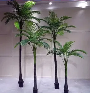 YRYZ10 prix de gros usine directement haute Simulation extérieure palmier dattier en plastique artificiel cocotier arbres