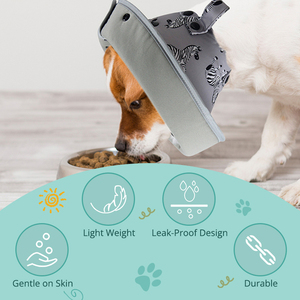 <span class=keywords><strong>LOW</strong></span> <span class=keywords><strong>MOQ</strong></span> Custom ized Core Schutz kegel Soft Recovery Haustiere Katze E-Halsband Elizabethan <span class=keywords><strong>Dog</strong></span> Cat Elizabethan Infla table Collar - Product Image 2