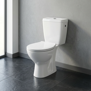 Bathroom Porcelain Sanitary Ware WC P <b>Trap</b> S <b>Trap</b> Water Closet Toilet Bowl Two Piece Ceramic Set - Product Image 2