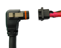 Câble de charge haute performance 2+1+10-120A pour moto électrique, résistant, avec connecteur en cuivre et prise de charge