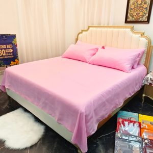 Juego de Sábanas de 6 Piezas de Color Sólido al por Mayor, Ropa de Cama Suave al Tacto de Algodón con 4 Fundas de Almohada - Product Image 3