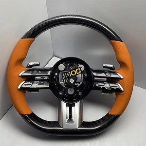 Volant sport en fibre de carbone DOS pour <span class=keywords><strong>Mercedes</strong></span>-Benz A35/A45/C63/C43/E53/E63/G63/G500/G55 pour AMG GT S63/GLE63/GLA45 W223 - Product Image 1