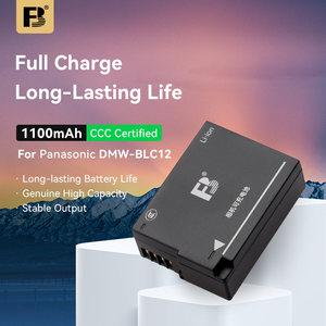 Batterie au lithium FB pour <span class=keywords><strong>Panasonic</strong></span> DMW BLC12 1100mAh DMC-FZ2500 FZ1000 G85 <span class=keywords><strong>G7</strong></span> G6 G5 GX8 FZ200 G80 Batterie d'appareil photo - Product Image 1