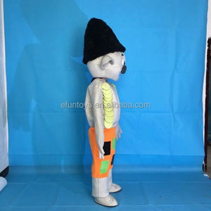 Efun MOQ 1 pieza profesional personalizado Trolls mascota <span class=keywords><strong>disfraz</strong></span> dibujos animados película personaje amapola <span class=keywords><strong>disfraz</strong></span> para fiesta de Halloween actividad - Product Image 2