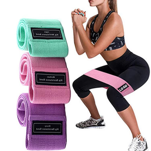 Custom Logo Yoga Exercise Hip <b>Bands</b> Set Fitness <b>Workout</b> Anti-Slip Eco-Friendly Polyester Cotton & Latex Booty Resistance <b>Bands</b> - Product Image 2